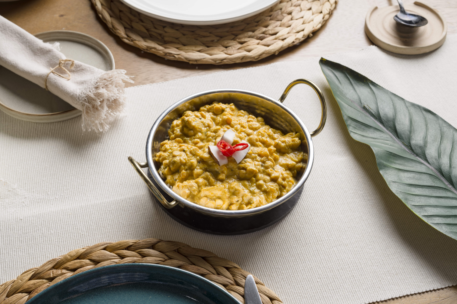 INDULGENT, RICH COCONUT LENTILS